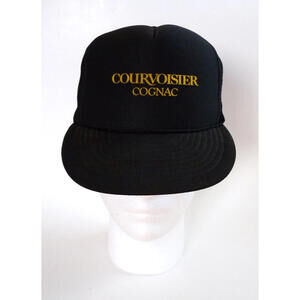 Courvoisier Cognac Snapback Black Trucker Hat Baseball Cap